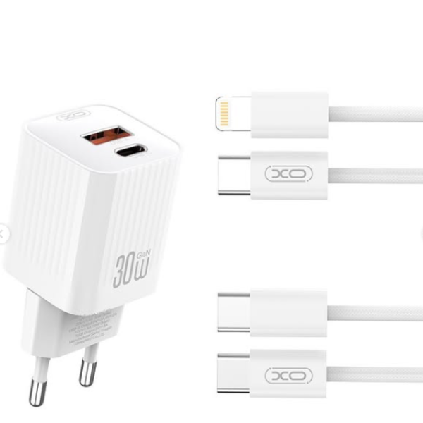 XO L149(EU) PD30W Charger with TYPE-C cable