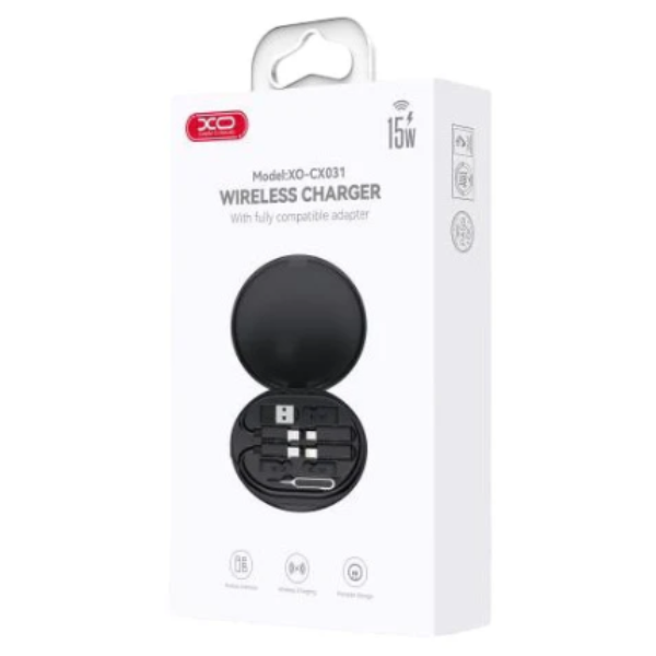  XO CX031 Adapter Family Box + Magnetic Wireless Charger 15W
