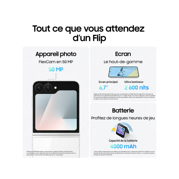 Samsung Galaxy Z Flip7 FE White 8GB/128GB