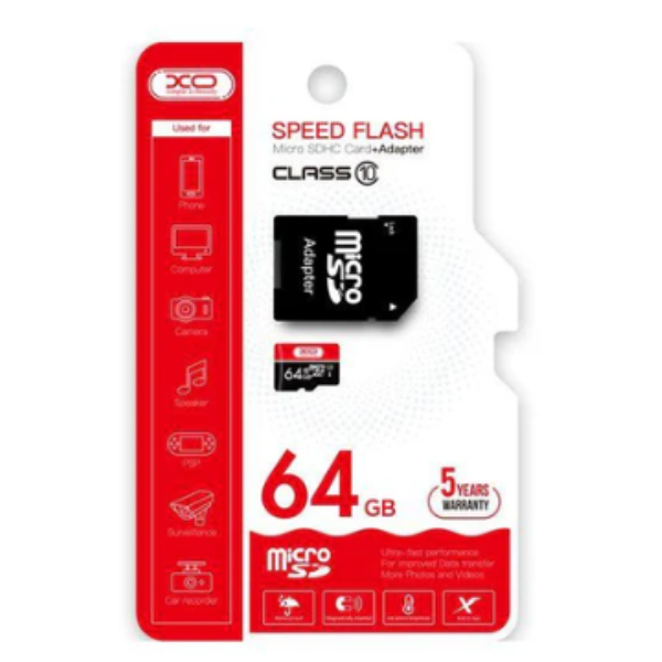XO 64GB memory card with Adapter