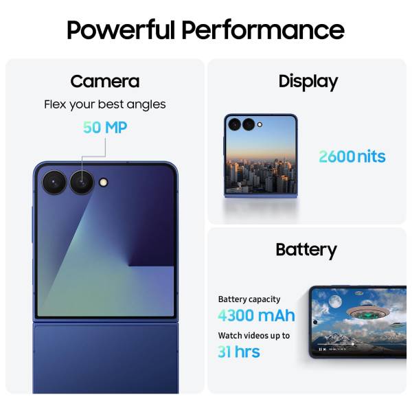 Samsung Galaxy Z Flip7 Blue Shadow 12GB/256GB