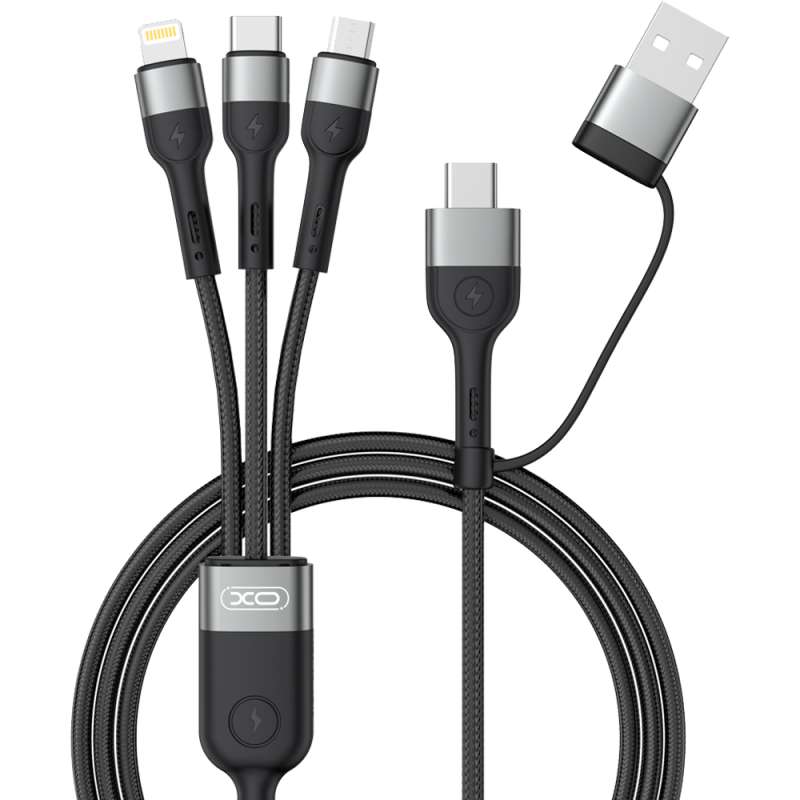 XO NB254 6-in-1 multifunctional data cable